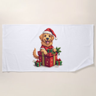Toalha De Praia Golden Retriever Gift Wrap