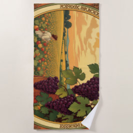 Toalha De Praia   Goldene Herbsternte – Reichtum der Natur