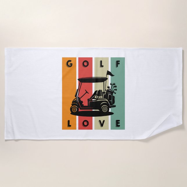 Toalha De Praia Golf-Love (Frente)