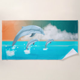 Toalha De Praia Golfinhos