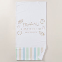 Toalha De Praia Grad Club Beach Party