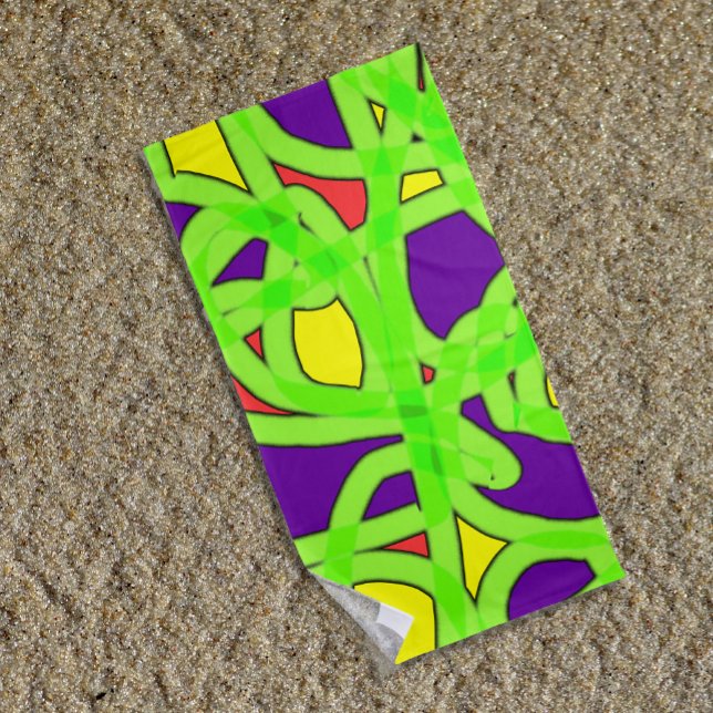 Toalha De Praia Grafite pop Art (Criador carregado)