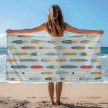 Grático de Impressão de Prancha de Surf Azul Costa