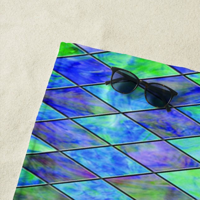 Toalha De Praia Green & Blue (In Situ)