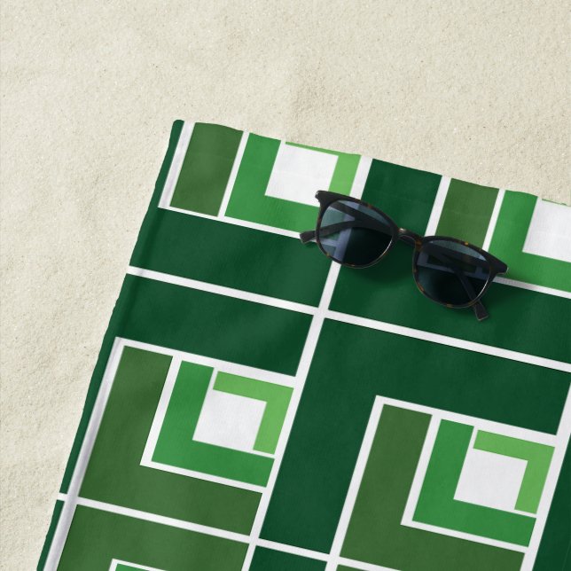 Toalha De Praia Green Topsy Turvy (In Situ)