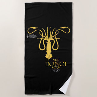 Toalha De Praia Greyjoy Sigil - Nós Não Fazemos Sow