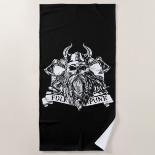 Toalha De Praia Guerreiro de barba