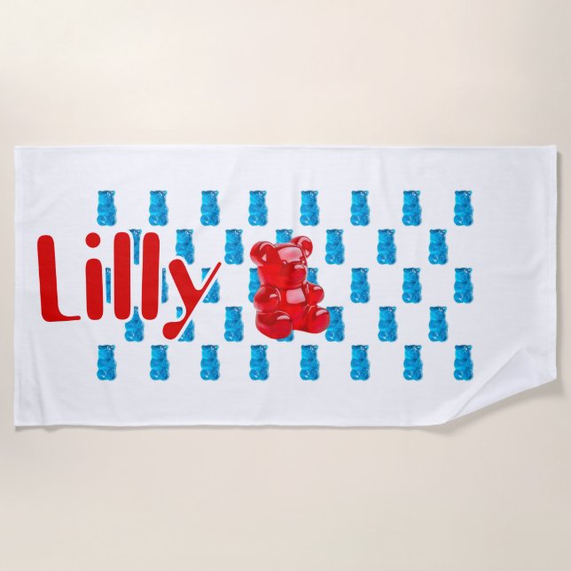 Toalha De Praia Gummy Jelly  (Frente)