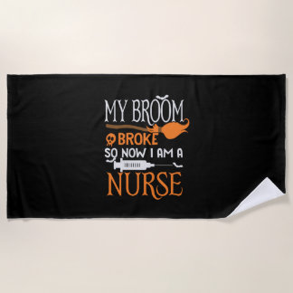 Toalha De Praia Halloween I Am A Nurse Birthday