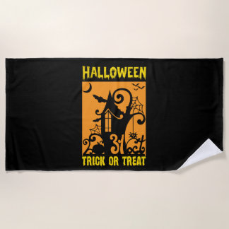 Toalha De Praia Halloween Trick Or Treat Birthday