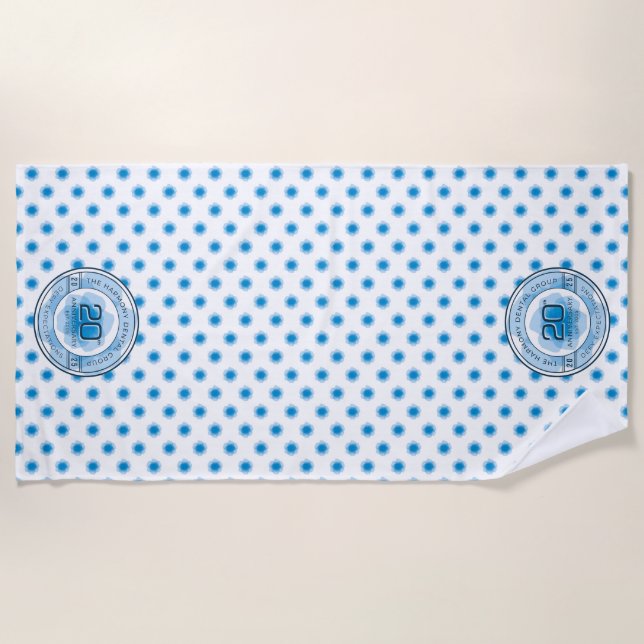 Toalha De Praia Harmony Dental 20th Anniversary Beach Towel (Frente)