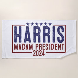Toalha De Praia Harris Senhora Presidente 2024