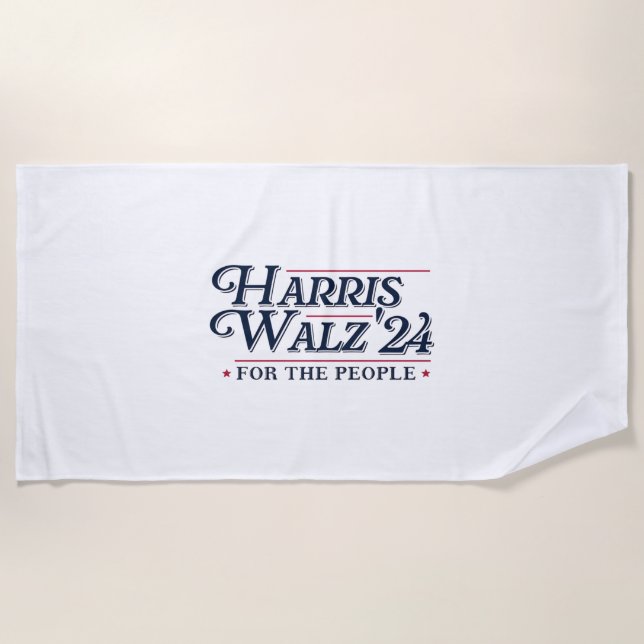 Toalha De Praia Harris Walz 2024 (Frente)