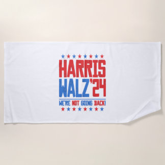 Toalha De Praia HARRIS WALZ 2024 - Não vamos voltar