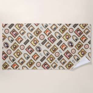 Toalha De Praia HARRY POTTER™ Chibi Picture Frame Patterno