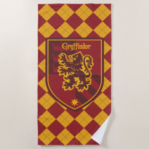 Toalha De Praia Harry Potter Gryffindor House Pride Crest