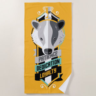 Toalha De Praia Harry Potter HUFFLEPUFF™ Portas Sigil