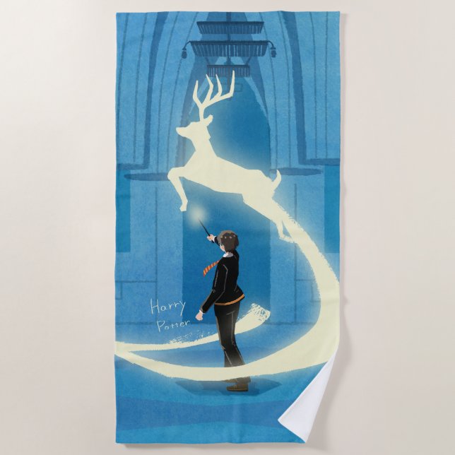 Toalha De Praia HARRY POTTER™ Pintura do Patrono (Frente)