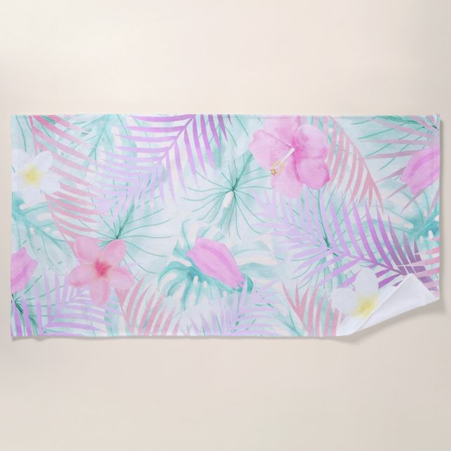 Toalha De Praia havaiano (Frente)