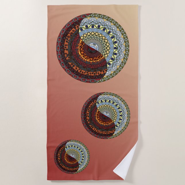 Toalha De Praia Heaven and Hell Beach Towel (Frente)