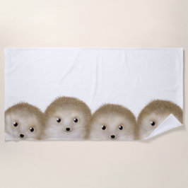 Toalha De Praia Hedgehogs Beach Towel