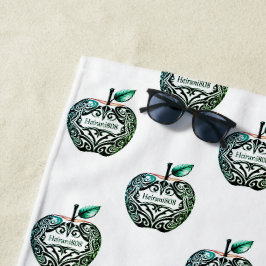 Toalha De Praia Heirani808 Ilha Tropical Apple Blanket