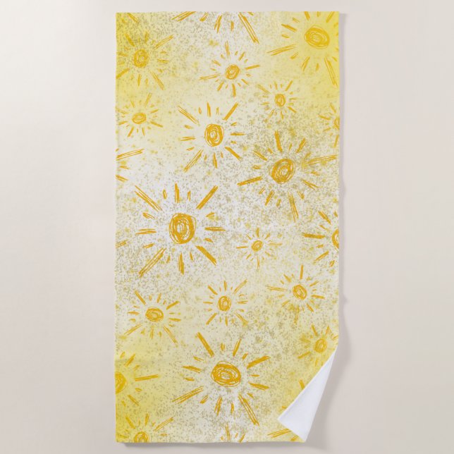 Toalha De Praia Her Four Seasons – Summer Pattern (Frente)