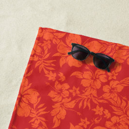Toalha De Praia Hibiscus Pareau - Floral Havaiano, em dificuldades