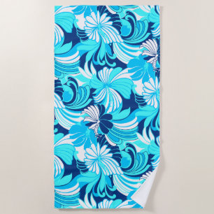Toalha De Praia Hibiscus Selgle-Havaiana - Floral Tropical Turq