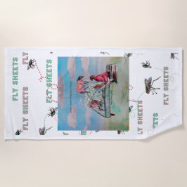 Toalha De Praia HISTÓRIA DE FOLHAS DE VOO legal