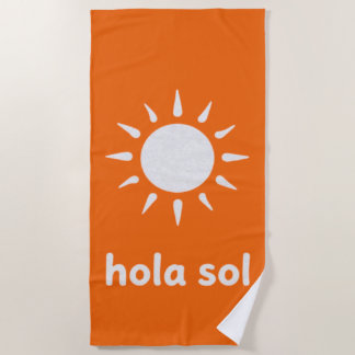 Toalha De Praia Hola Sol