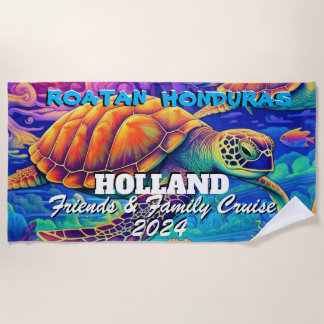 Toalha De Praia Holland Family & Friends Beach Towel - Roatan