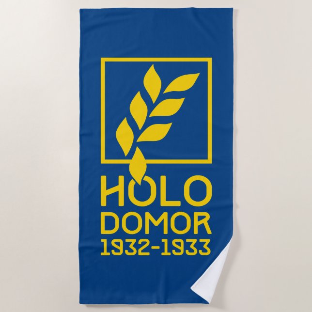 Toalha De Praia Holodomor (Frente)