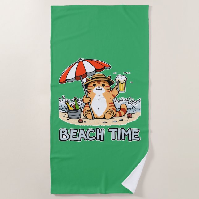 Toalha De Praia Hora da Praia 2 (Frente)