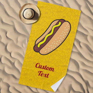 Toalha De Praia Hotdog