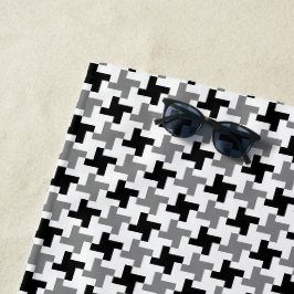 Toalha De Praia Houndstooth BW