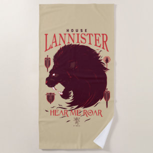 Toalha De Praia House Lannister - Ouça-me Roar