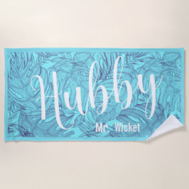Toalha De Praia Hubby Hawaiian Beach Towel