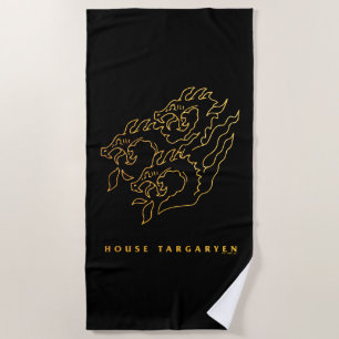 Toalha De Praia Ícone House Targaryen