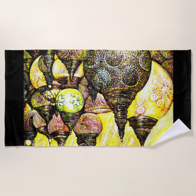 Toalha De Praia Ideia de cor ainda maior (Frente)