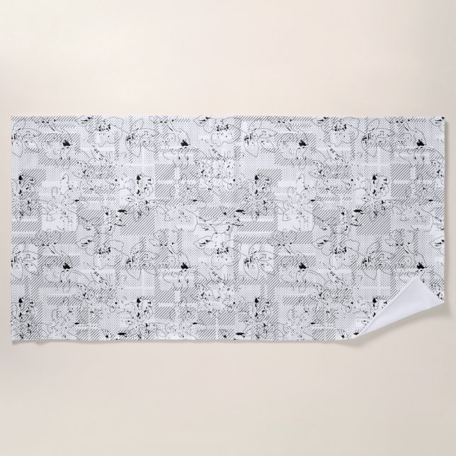 Toalha De Praia idioma Design 101 (Frente)