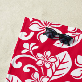 TOALHA DE PRAIA ILHA PLUMÉRIA (STRAWBERRY RED)