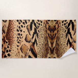 Toalha De Praia Impressão animal,leopardo,chita
