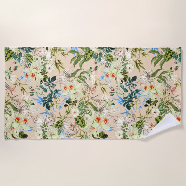 Toalha De Praia Impressão havaiano (Frente)