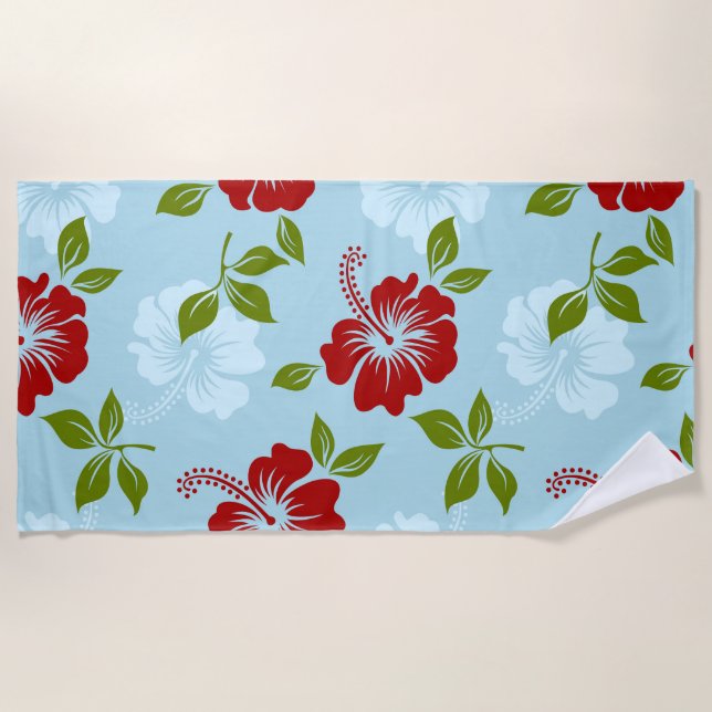 Toalha De Praia Impressão havaiano (Frente)