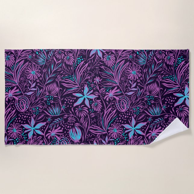 Toalha De Praia Impressão havaiano (Frente)