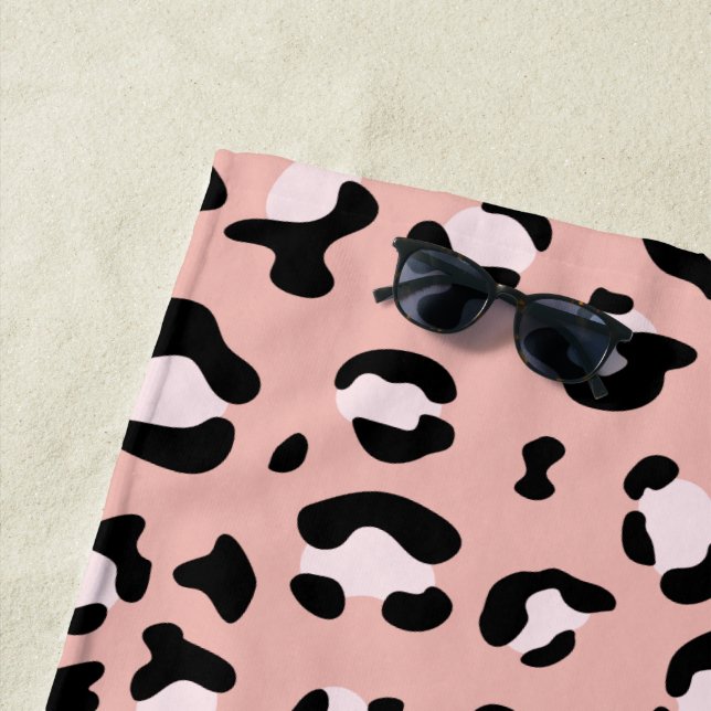 Toalha De Praia Impressão Leopardo, Manchas Leopardo, Leopardo Ros (In Situ)