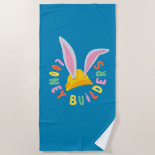 Toalha De Praia INSETOS BUNNY BUILDERS™ Logotipo do círculo do du