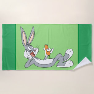 Toalha De Praia INSETOS BUNNY™ Deitados Comendo Cenoura