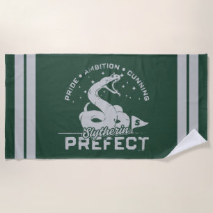 Toalha De Praia Insígnia de Prefeito de SLYTHERIN™